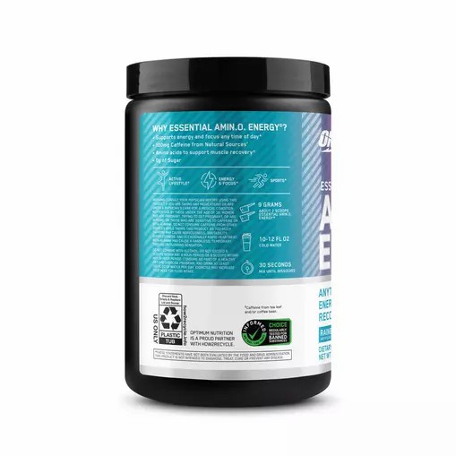 Optimum Nutrition ESSENTIAL AMIN.O. ENERGY® *new* Rainbow Sherbet - Notify Me 0.6 lb - Notify me | 1956CWLND