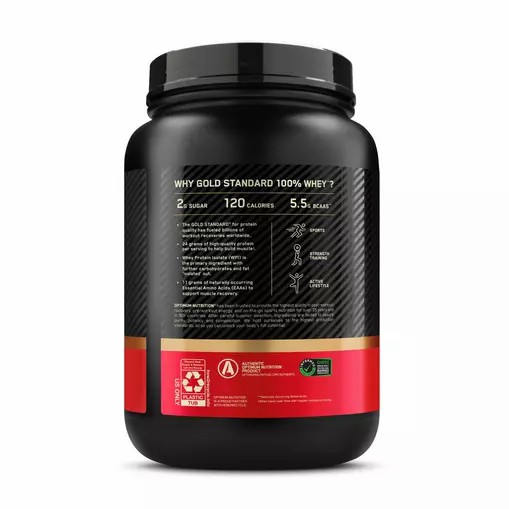 Optimum Nutrition GOLD STANDARD 100% WHEY™ Cinnamon Roll 1.5 lb (22 Servings) | 4285NGHCT