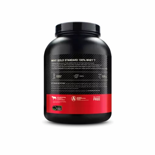 Optimum Nutrition GOLD STANDARD 100% WHEY™ Strawberries & Cream 5 lb (73 Servings) | 5617QEPOZ